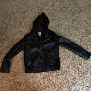 Full Tilt Faux Leather Jacket